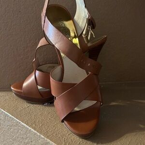 Michael Kors Tan Strappy Heels